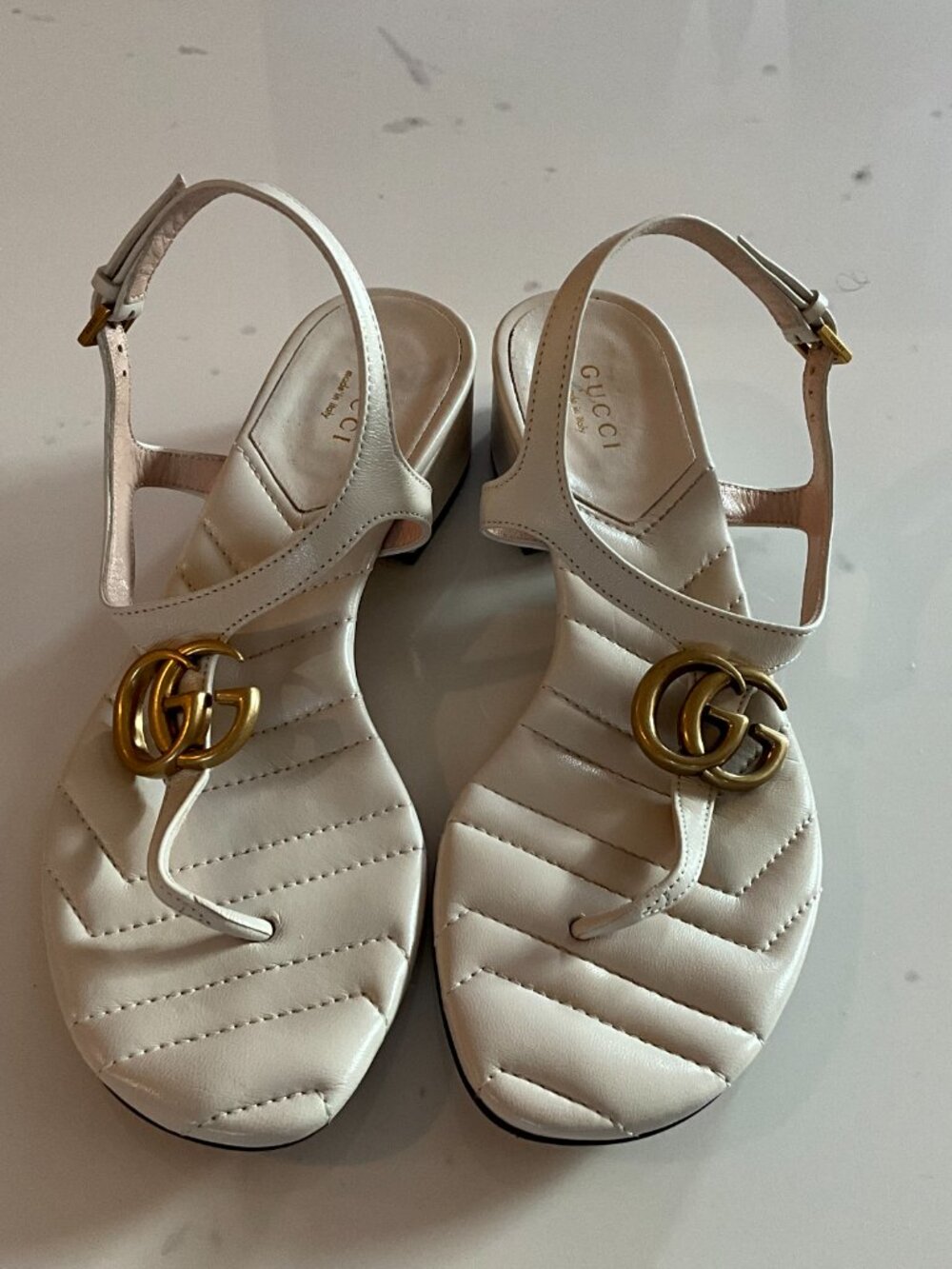 Gucci Marmont Double G thong sandals - Picture 11 of 13